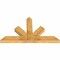 Ekena Millwork Saratoga Rough Sawn Timber Gable Bracket, Western Red Cedar, 60"W x 35"H x 4"D x 6"F, 14/12 Pitch GBW060X35X0406SAR00RWR - alternate 5